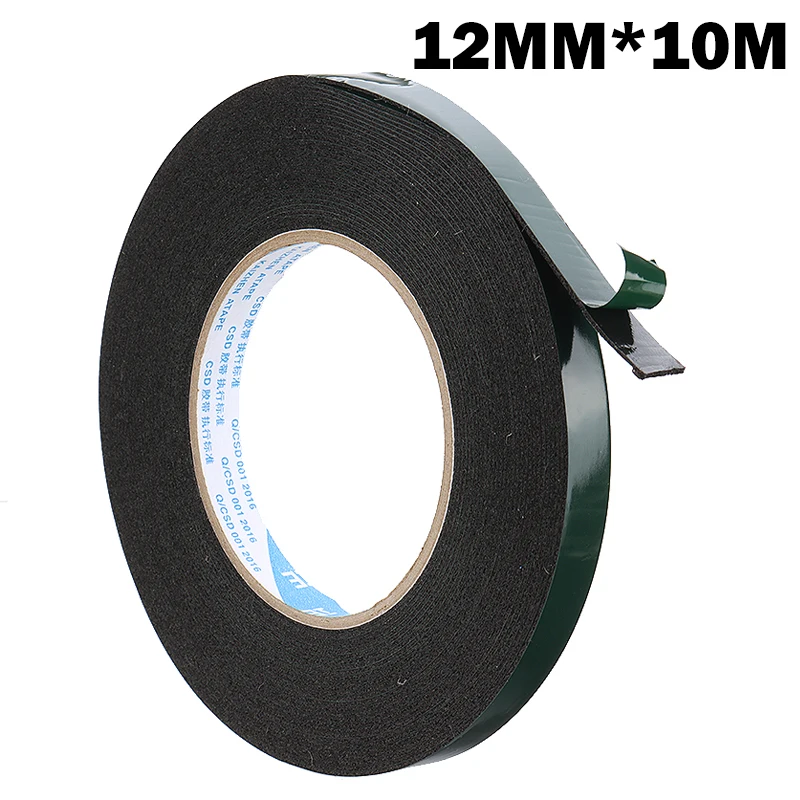 Super Strong Waterproof Black Adhesive Double Sided Foam Tape 