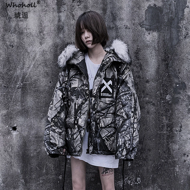 

Winter Man Women Unisex Warm Parkas 2020 New Style Fur Hooded Overcoat Thicken Cotton Casual Loose Large Size Women Parkas