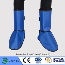 Подлинная гамма-луч рентгеновский защитный 0,5 mmpb свинцовые бахилы медицинская ионизирующая радиационная защита бахилы