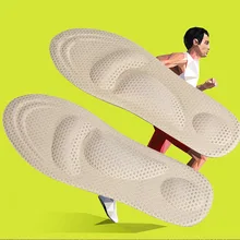 Мужские стельки на плоской подошве, стелька с памятью формы для обуви, удобная стелька для обуви, аксессуары для обуви