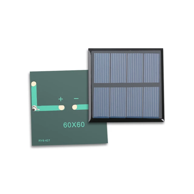 1PC  2V 35mA 50mA 100mA 150mA Mono/Polycrystalline Solar Panel /Solar Cell Battery Module Epoxy Board PET Power Generation Board 5