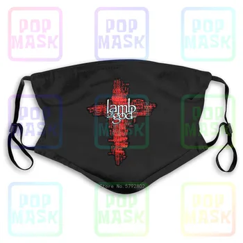 

Dust Mask with Filter Lamb Of God Crossnew Band Merch Log Washable Reusable Mask