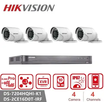 

Hikvision 2MP Outdoor Security Surveillance System Security Camera System Recorder DVR Kit for Home Weatherproof DS-2CE16D0T-IRF