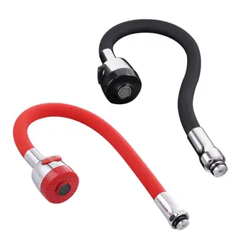 

Stainless Steel Flexible Hose Soft Silicone Universal Tube 360 Degree Water Tap Filter Interface for Home Faucet Accessories