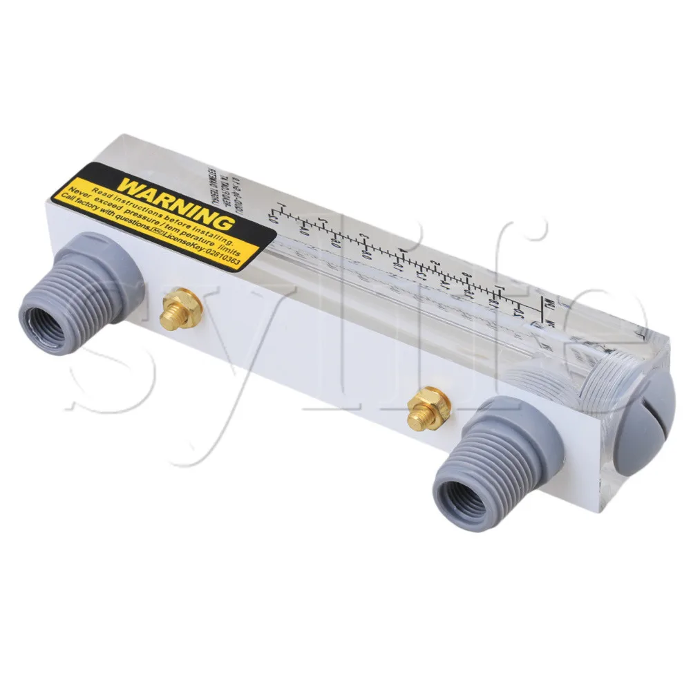 LZM-15 0.2-2GPM/1-7LPM Panel Type Water Flowmeter Measurement Tool