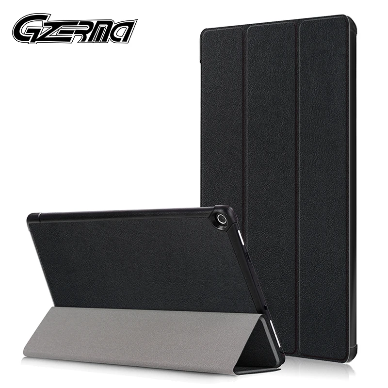 Кожаный чехол для Kindle Fire HD 10 2019 2017 планшета Funda Smart Auto Wake Sleep Stand 2019|Чехлы планшетов и