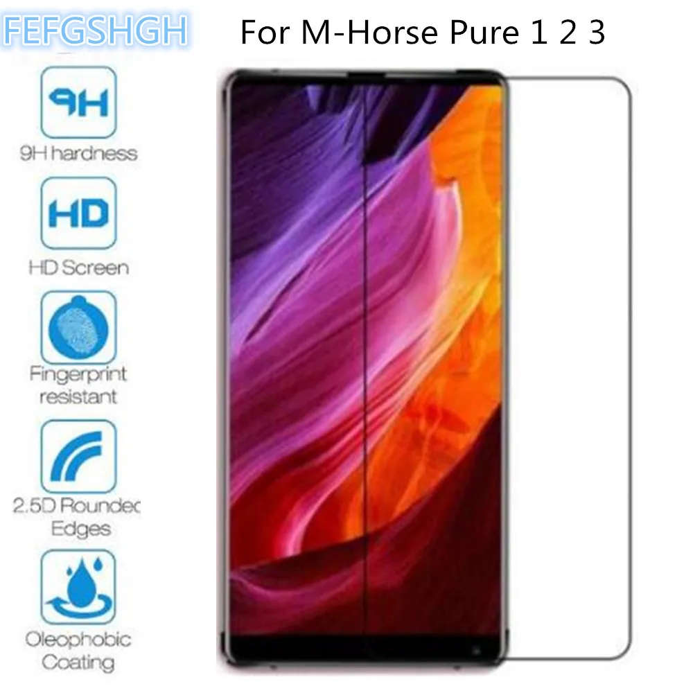 9H 2.5D Tempered Glass For M-Horse Pure 1 2 3 Explosion Proof Screen Protector Power Protective Film | Мобильные телефоны и