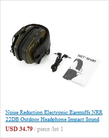Kids Anti-noise Earmuffs Hearing Protectors Adjustable Headband Ear Defenders For Baby Soundproof Shooting Ear muffs Safety