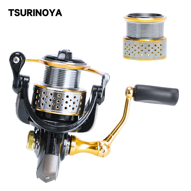 Спиннинговая катушка TSURINOYA FENGSHANG 2000 8 + 1 шарикоподшипник 5 2: двойная легкая