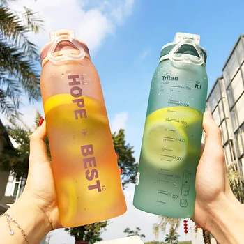 

900ml Tritan Plastic Water Bottle Bpa Free Gym Water Bottle Leak-proof Healthy Life Riding Travel Outdoor Explosion Sport Bottle