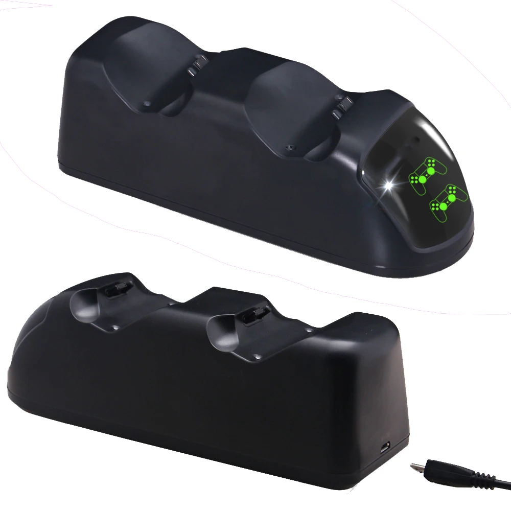 Для контроллера PS4 джойстик ручка USB зарядное устройство заряд держится долго док-станция геймпад для Playstation 4 PS4 Slim Pro подставка