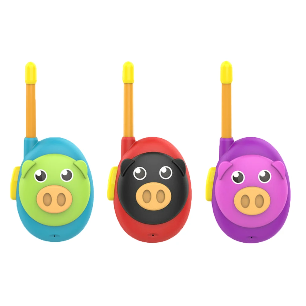 Walkie-Talkies Two-Way-Radio Parent-Child Kids Chidren for 1km-Range Safe Lovely Pig-Interphone