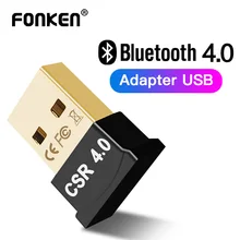 FONKEN Bluetooth передатчик Наушники Аудио CSR 4,0 Bluetooth адаптер беспроводной Отправитель ключ USB приемник для компьютера ПК ноутбука