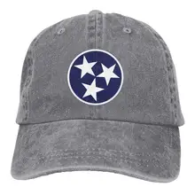 Tennessee Tri Star Flag Snapback хлопковая кепка