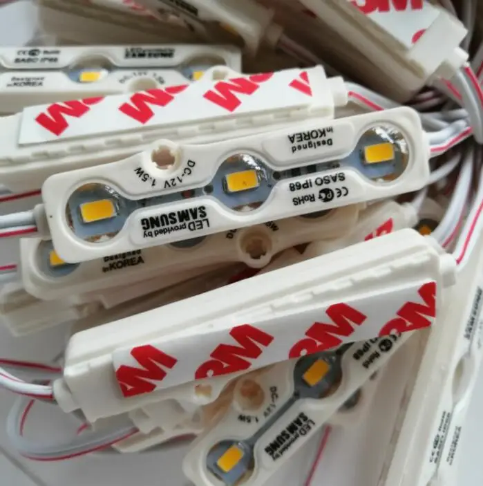 IP68 SMD 5730 5630 Светодиодный модуль фонарь 1 5 Вт 3 светодиода знак задние фонари