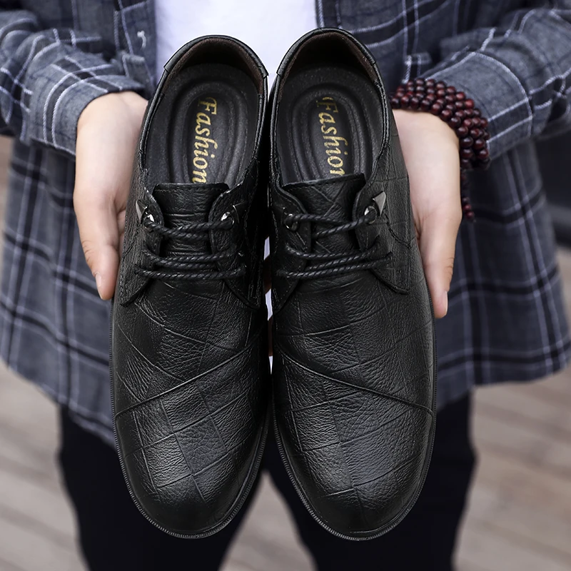 Зимняя обувь; Мужская обувь из натуральной коровьей кожи; sapatos masculino; мужские кроссовки в деловом стиле; мокасины; модная свадебная обувь; VI