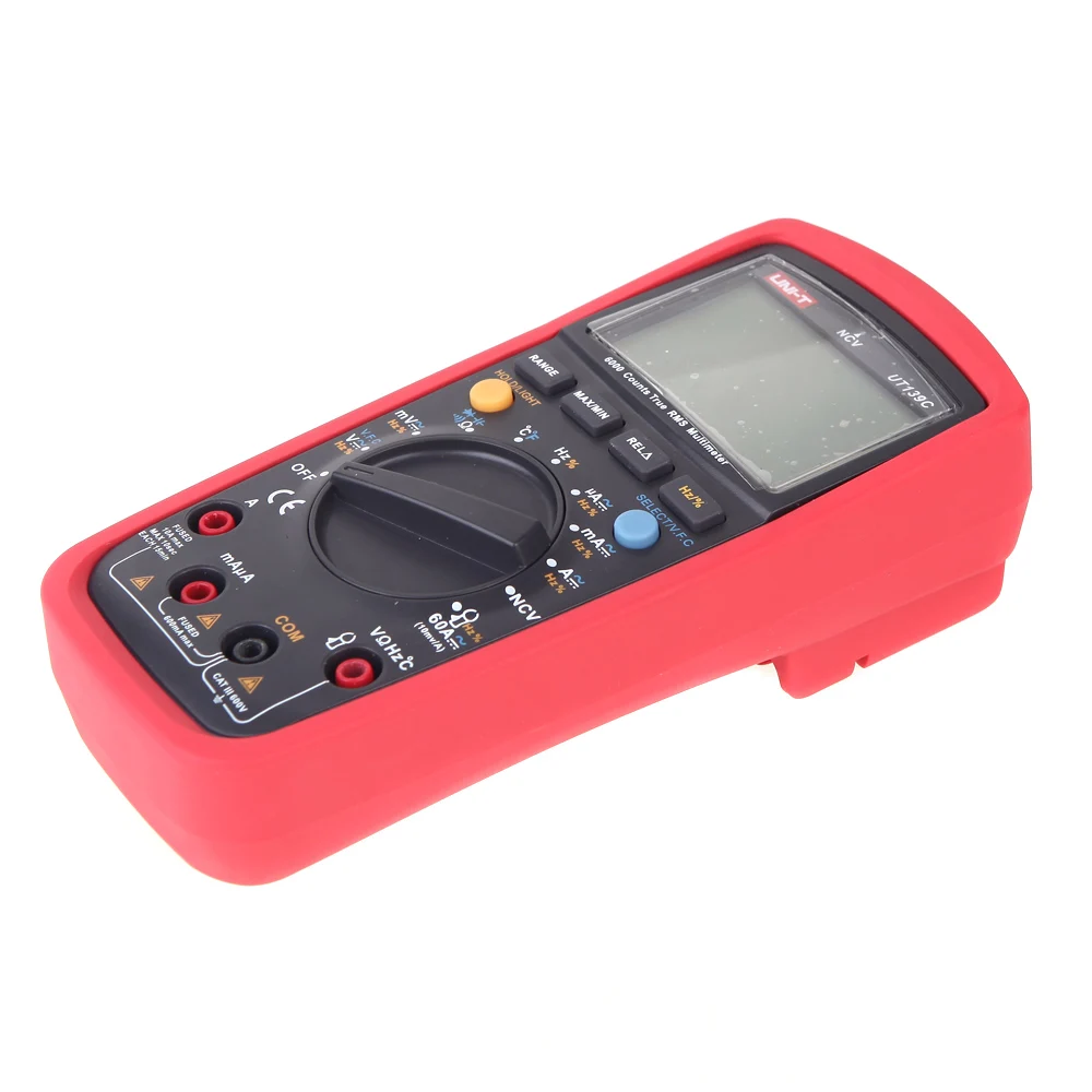 UNI-T UT139C UNIT Digital Multimeter Auto Range True RMS Meter Capacitor Tester Handheld 6000 Count Voltmeter Temperature