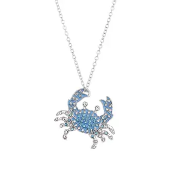 

5pcs European and American Hot sell ocean series Necklace Personality fashion Ocean Crab pendant necklace