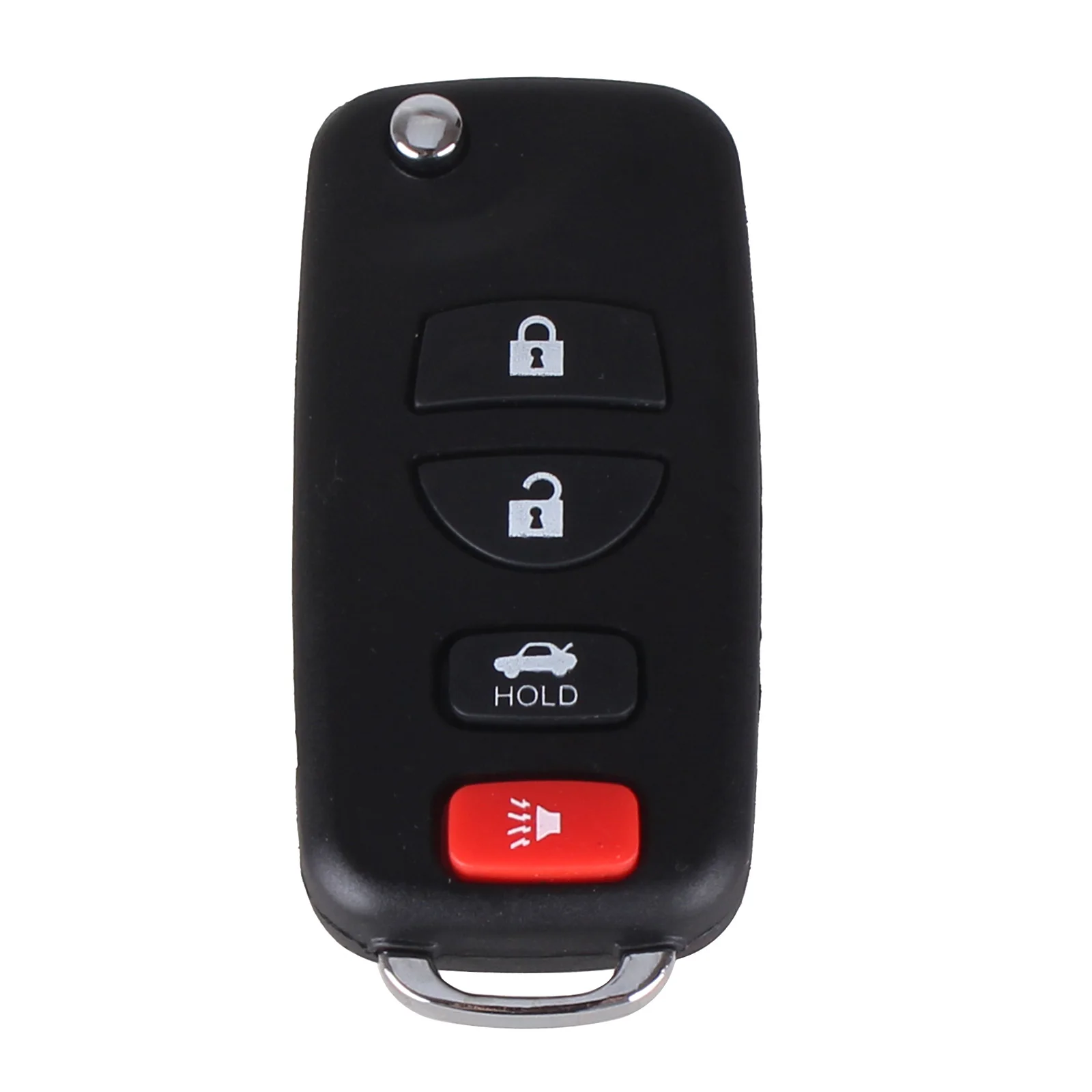 KEYYOU модифицированный откидной складной дистанционный ключ для Nissan Infiniti Xterra Frontier Muranon PATHFINDER TITAN Fob 4 кнопки Автомобильный ключ