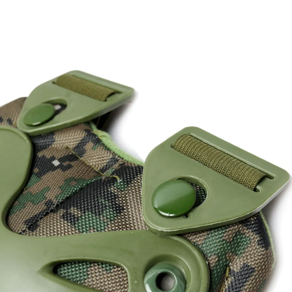 Тактические Боевые ElbowPads наколенники Регулируемая защитная одежда камуфляж