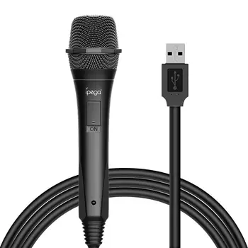 

Rondaful 3M USB Wired Microphone High Performance Ergonomic Karaoke MIC For Nintend Switch PS4 PS3 PS2 Xbox One Wii PC