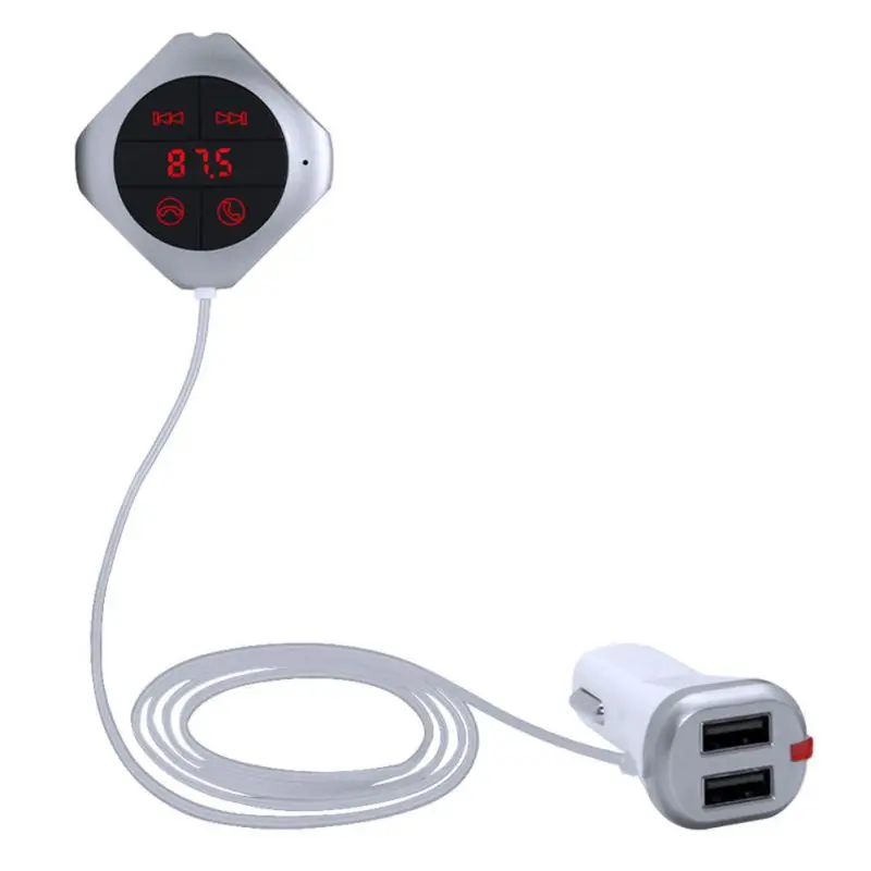 Двойной USB Handsfree Car комплект MP3 музыкальный плеер радио Напряжение монитор Поддержка TF U диск