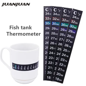 

High Quality Dual Scale C/F Digital Aquarium Fish Tank Thermometer change color Temperature Sticker 10% off