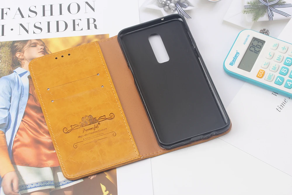 Чехол AMMYKI 6,2" для one plus 6, идеальный дизайн, лучший на ощупь 1+ 6, высококачественный чехол из искусственной кожи с простой текстурой 6,28" для oneplus 6, чехол