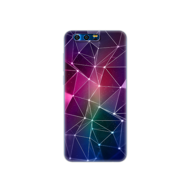 phone case for  honor 9 honor 9 lite soft tpu silicon back cover 360 full protective printing transparent coque