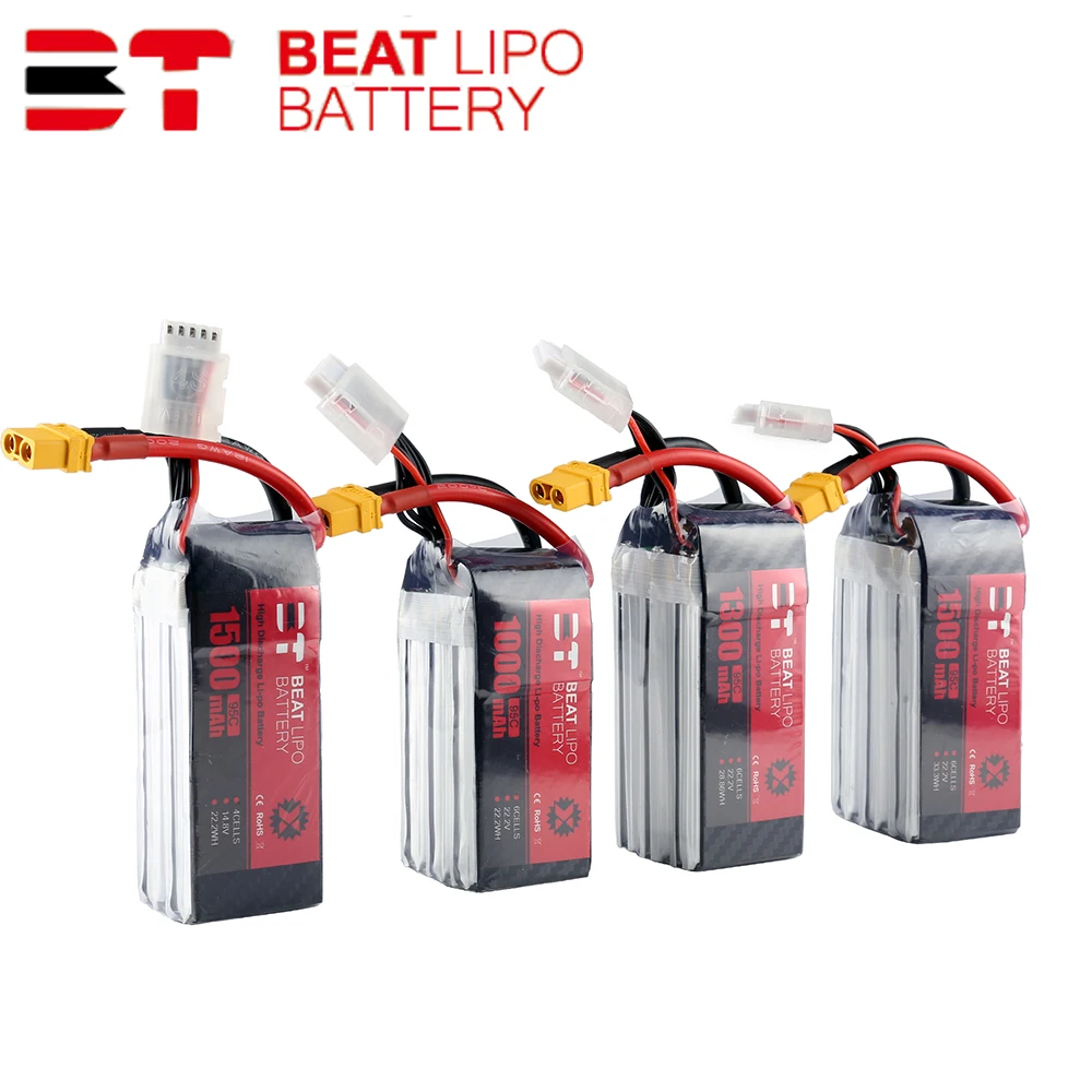 Аккумулятор Beat Lipo 4S 6S 450/550/850/1000/1300/мАч 75C 95C 1500 V 14 8 для FPV гоночного дрона