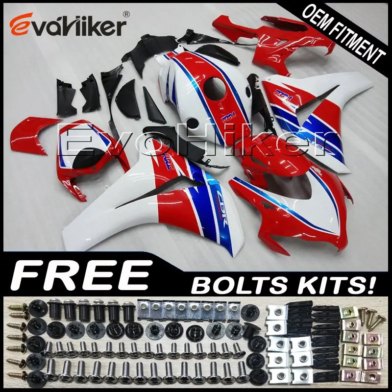 Custom fairing motorcycle bodywork kit for CBR1000RR 2012-2016 ABS panels Injection mold red blue white+Gifts | Автомобили и