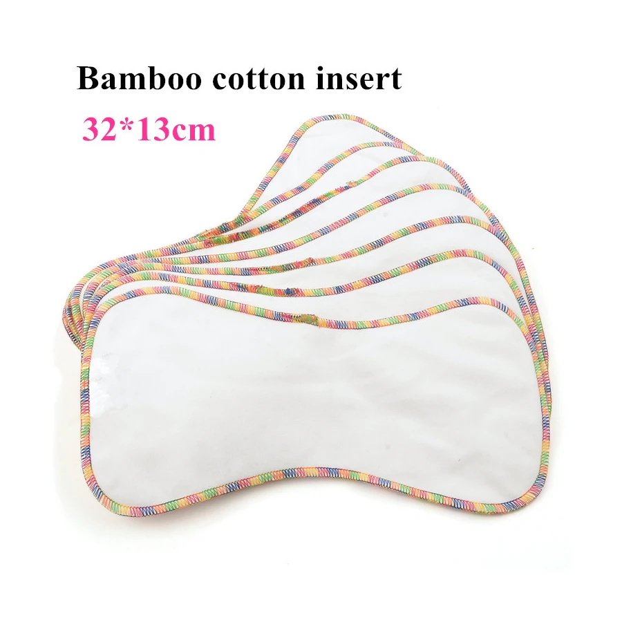 10pcs-bamboo-cotton-suede-cloth-diaper-insert-reusable-washable-4-layers-baby-nappy
