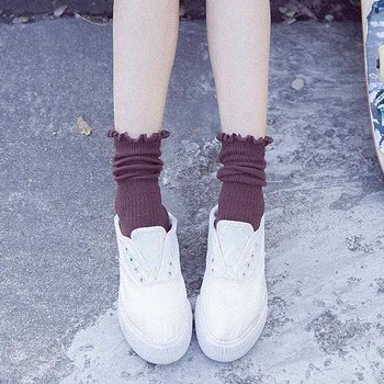 

Lace Ruffles Soft Cotton Women Socks Top Quality Spring Summer Cute Socks Sweet Princess Girl Cozy Lovely Frilled Socks Fashion