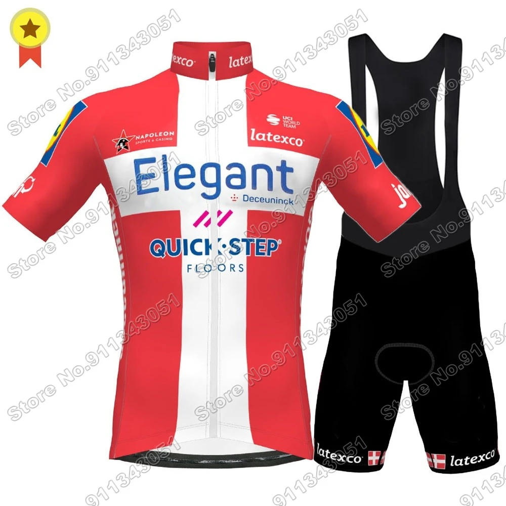 2021 Elegant Quick Step Cycling Jersey Denmark Champion Set Men Cycling  Clothing Road Bike Suit Ropa Ciclismo Maillot Cyclisme|Cycling Sets| -  AliExpress
