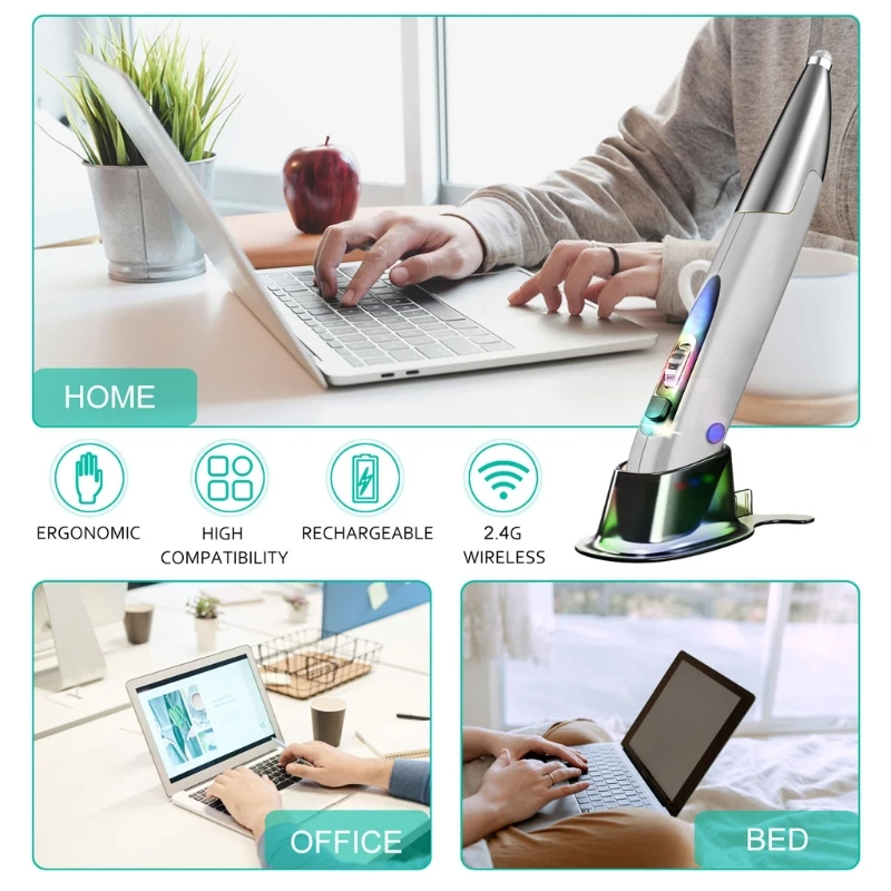    ޼ 1200 2.4G USB  콺 ũ USB  C  ġ 