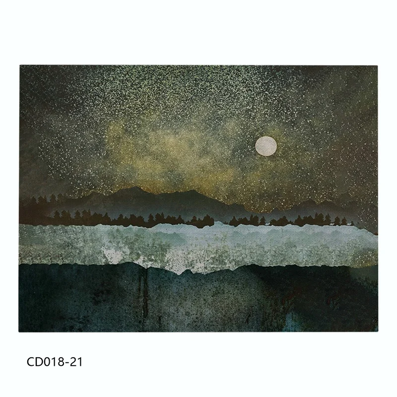 CD018-21 Льняной/хлопковый коврик в стиле ретро, коврик для кухни, обеденного стола, подстаканник, столовый набор, коврик для стола, коврик для гостиницы, домашний декор - Цвет: CD018-21