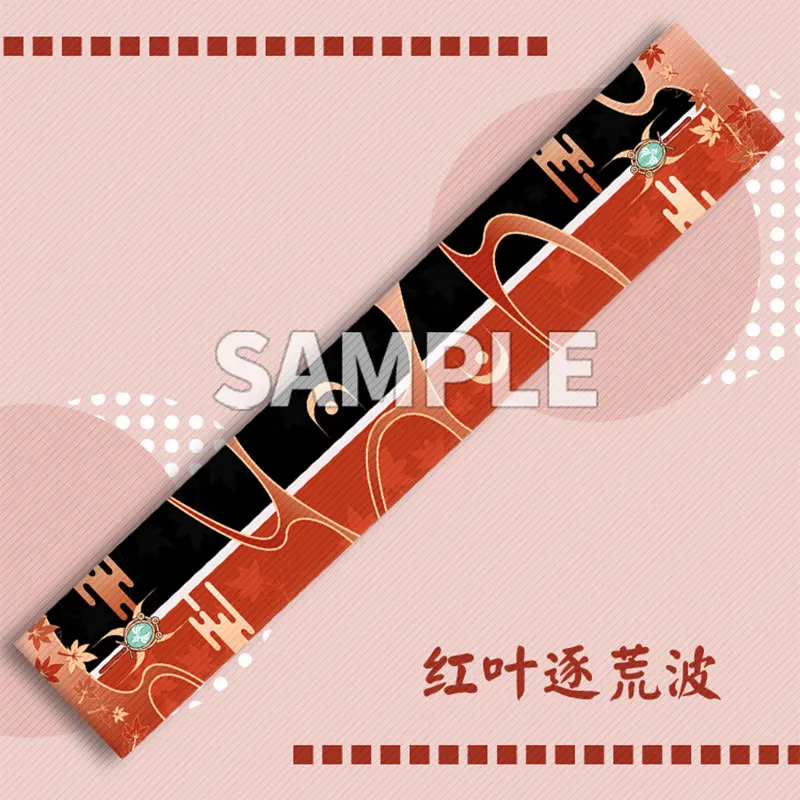 Game Beelzebul Kaedehara Kazuha Xiao Cosplay Autumn Winter Warm Crystal Velvet Plus Plush Scarf Christmas Gift