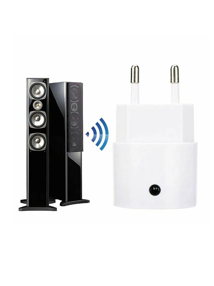 Bluetooth приемник V4.2 аудио адаптер зарядное устройство переменного тока белого цвета 110 В до 240 В Белый Цвет ЕС США вилка с USB и 3,5 мм порт