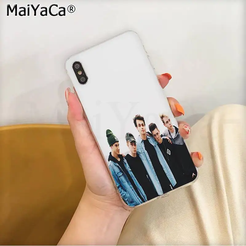 MaiYaCa Why don't we TPU Прозрачный чехол для телефона, чехол для iPhone 11 pro XS MAX 8 7 6 6S Plus X 5 5S SE XR