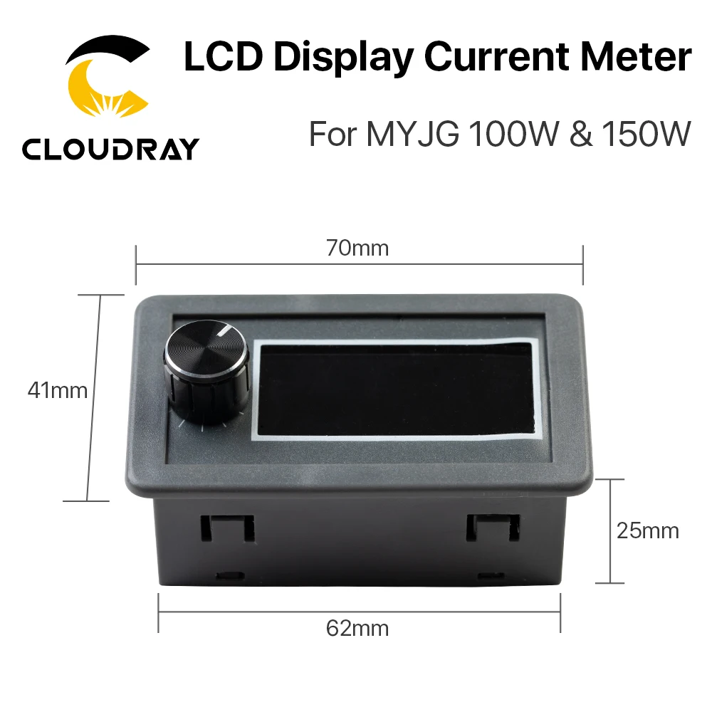 Cloudray ЖК-дисплей CO2 измеритель тока внешний экран для MYJG серии 100 Вт и 150 Вт CO2 лазерный источник питания