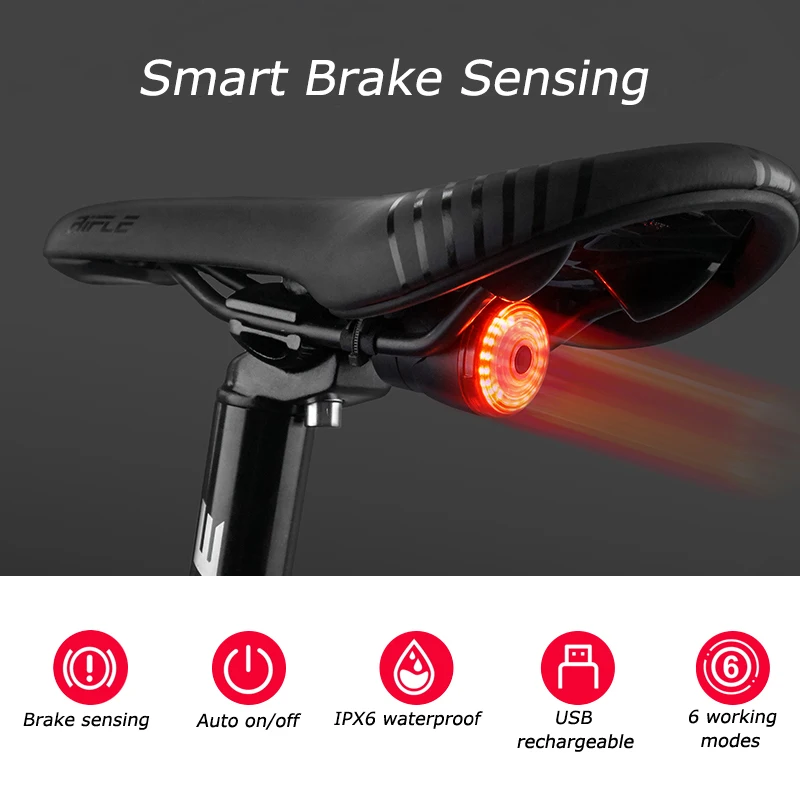 fanale posteriore a batteria SMART illuminazione bici 