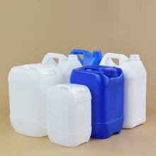 Утолщенная 5 литровая, 10 литровая квадратная пластиковая бутылка, воздушный морской транспортный упаковочный контейнер для хранения воды, Штабелируемый бочонок, пищевой