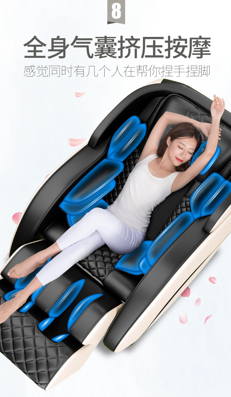 Россия Корея Индия последние fix SL Трек питания цена 3d ног шиацу дешевые электрические 4d нулевой гравитации полный массажное кресло для тела