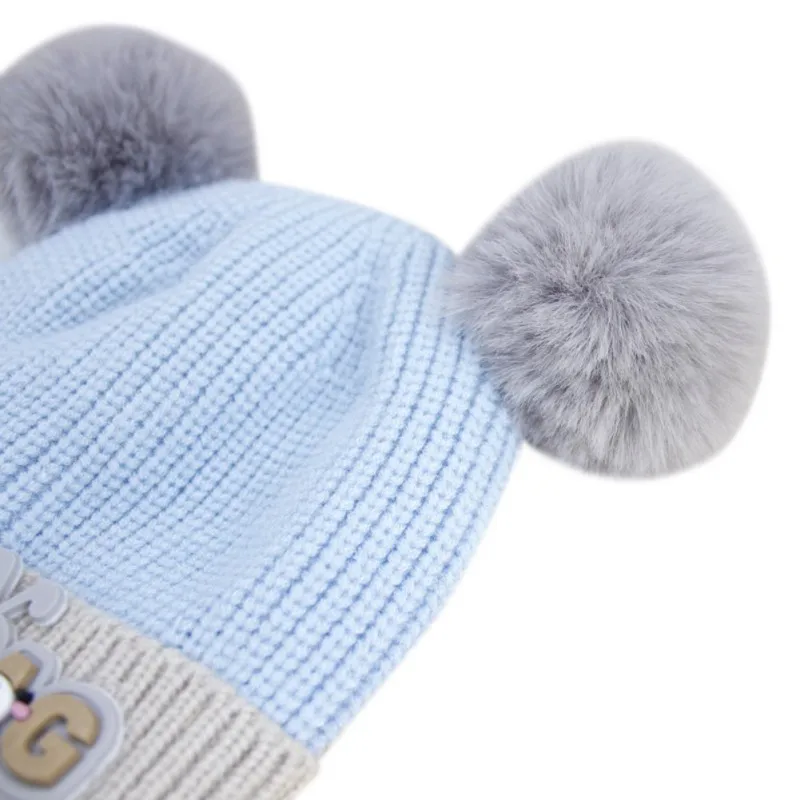 Для детей ясельного возраста милые дети девочка мальчик ребёнок младенец WinteACr теплая крючком вязаная шапка, шапочка Кепки розового, серого, черного, желтого цвета