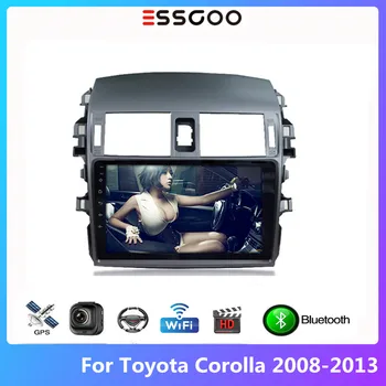 

Essgoo Android 9.1 Car Radio 2 Din For Toyota Corolla 2008-2013 Autoradio Stereo GPS Navigation Bluetooth 10'' Multimedia Player