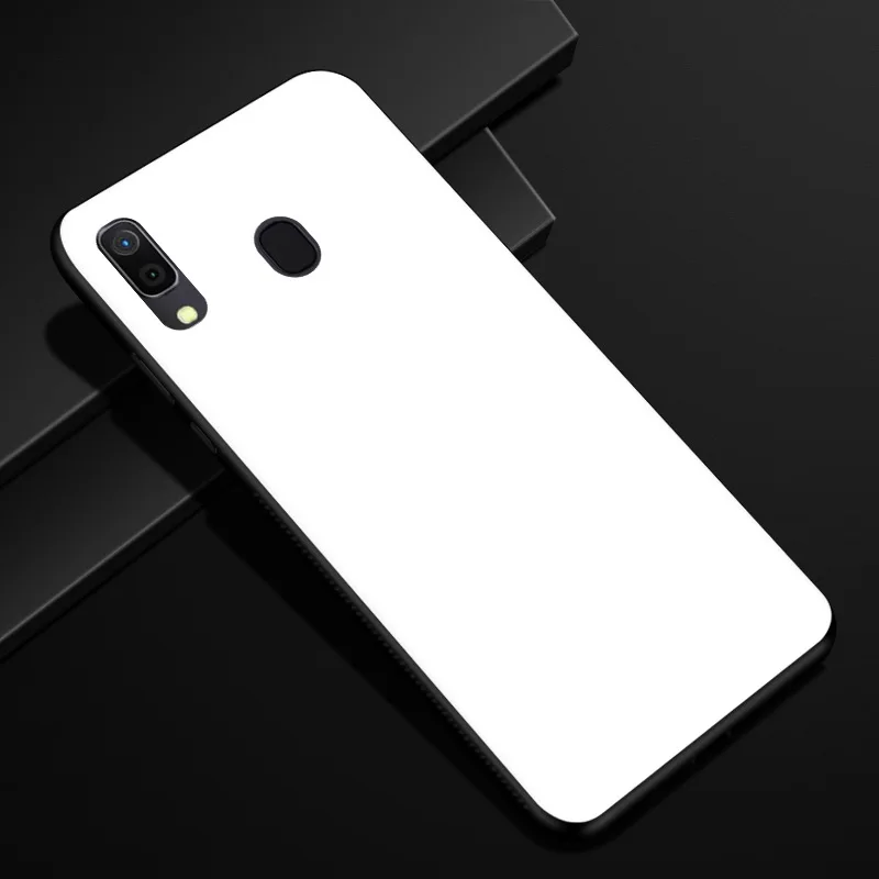16 Для samsung Galaxy A30 A20 чехол оргстекло PC чехол для телефона черный TPU бампер чехол для samsung A30 A 30 Чехол A20 a 20 Coque - Цвет: 16