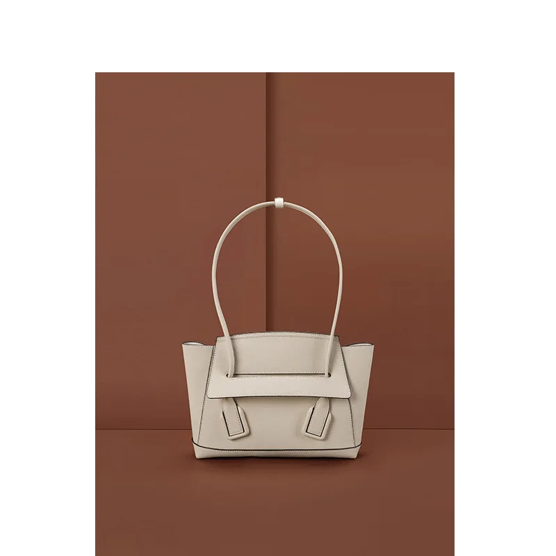 

Small Lady Handbag Women 2019 New Net Red Tote Bag Large Capacity Single Shoulder Underarm Cow Leather Bag