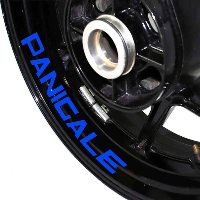 Brand New Motorcycle Front & Rear Wheel Decorative Stickers Waterproof Reflective Trend Frame Decals For DUCATI PANICALE panical