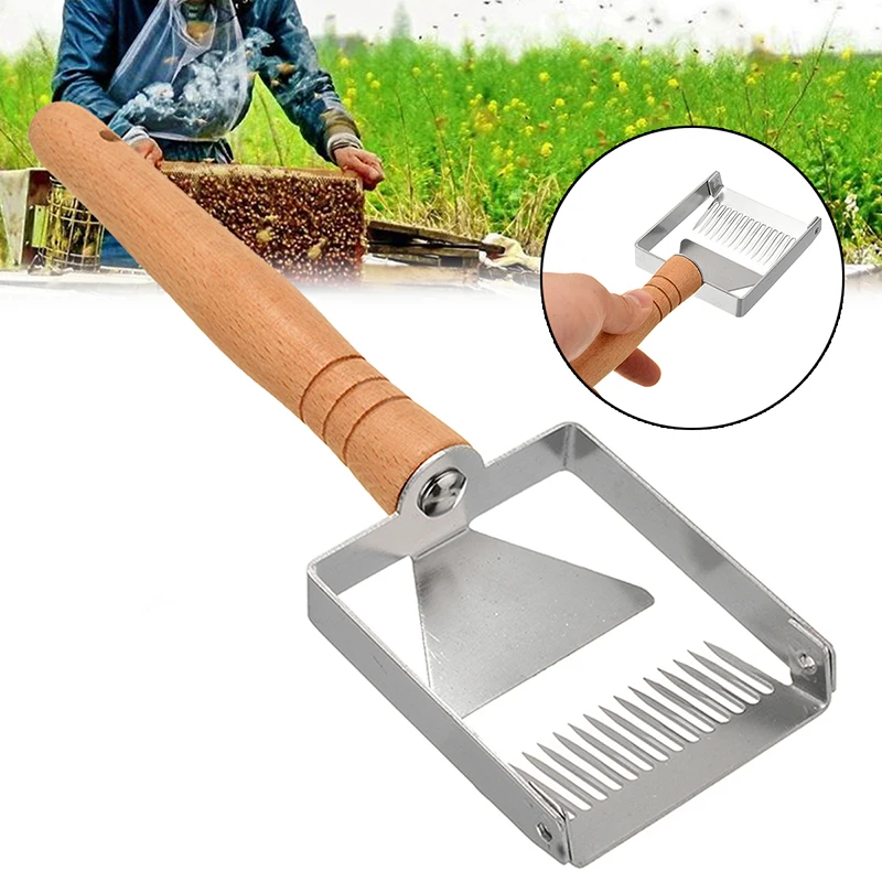1 шт. Нержавеющая Сталь Многофункциональная нож-скребок для пчеловодов прочный пчелиный улей разворачивающая Вилка Лопата Пчеловодство Мед инструмент для сбора