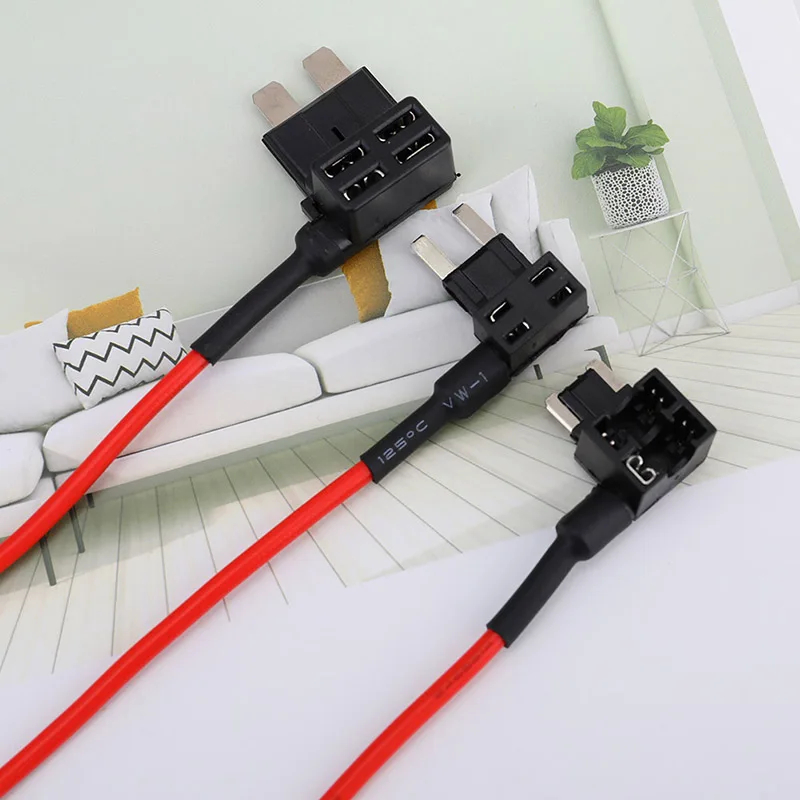 Car Fuse Holder 12V MINI SMALL MEDIUM Size Add-a-circuit Fuse Tap Adapter with 10A Micro Mini Standard ATM Blade